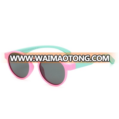 Wholesale TR90 Frame Round Lens Baby Child Kids Polarized Sunglasses