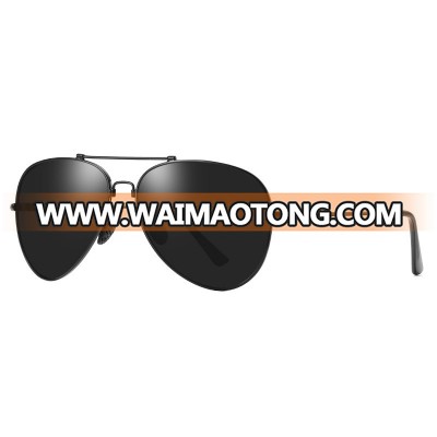 Wholesale Brand Design Oval Polarized Sunglasses Metal Frame UV400 Sun Glasses For Men