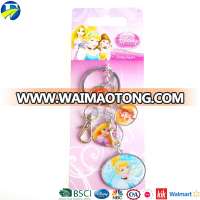 FJ brand new hot selling lovely cartoon frozen keychain custom metal keychain